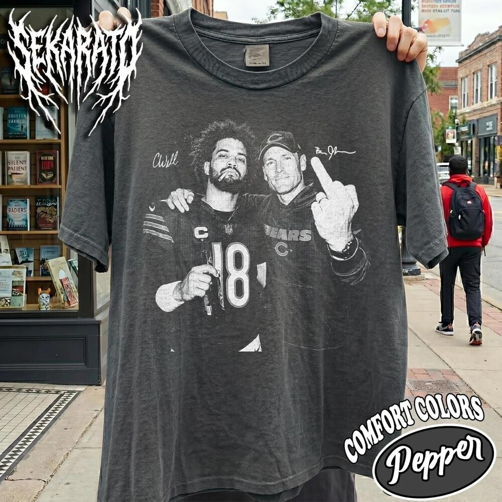 Caleb Williams Shirt, Ben Johnson Chicago Football Shirt